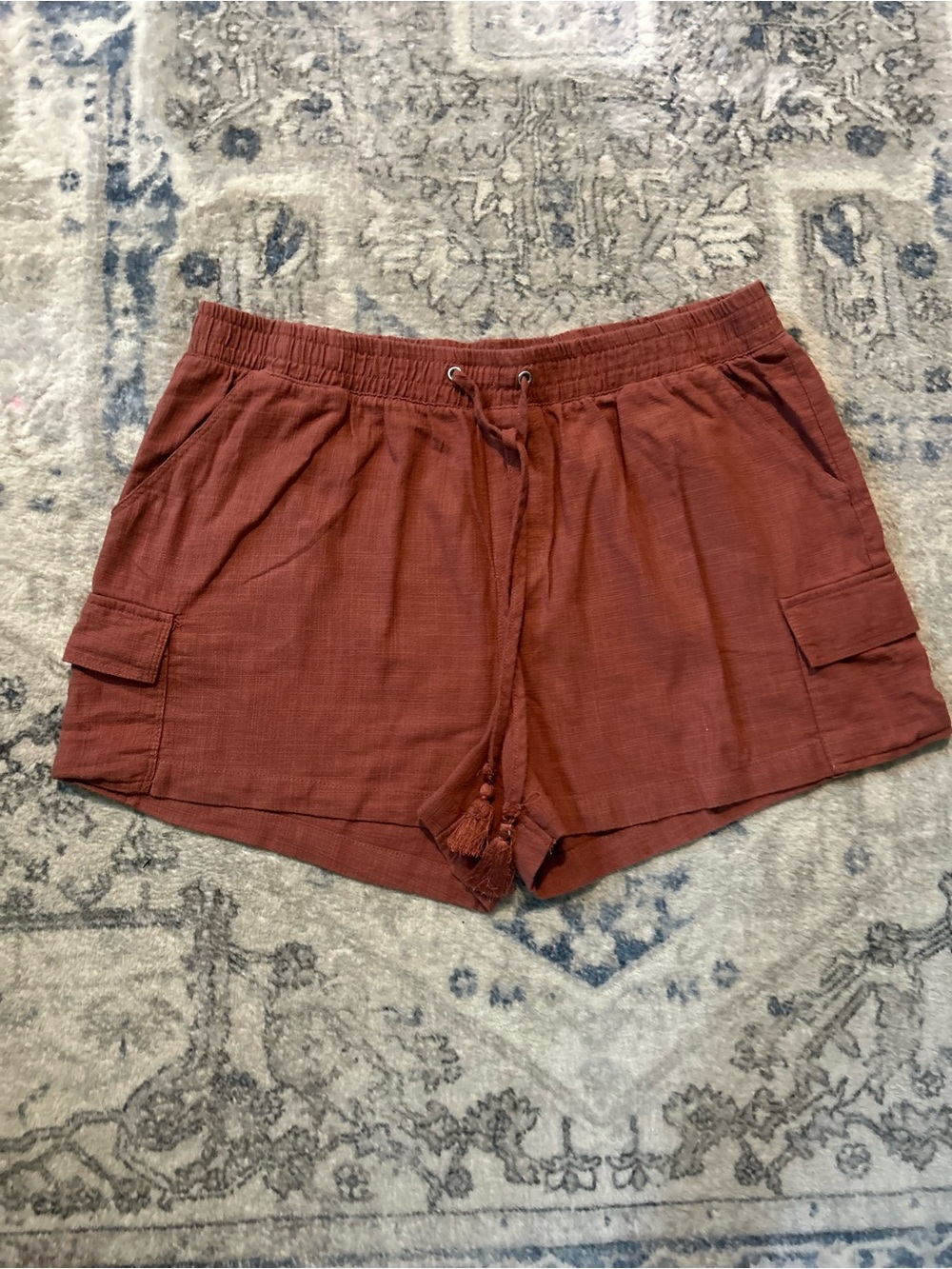 Hot Kiss Women’s Rust Drawstring Cargo Shorts